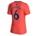 Everton James Tarkowski #6 Voetbalkleding Uitshirt Dames 2023-24 Korte Mouwen